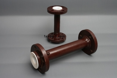 PTFE LINED PIPE / SPOOL: MATERIAL: A106 GR. B, SEAMLESS / ERW IS 3589 / A312 TP ___ / A358 TP ___ DI...